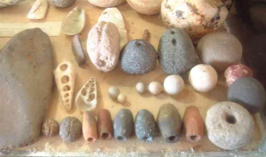 Ancient Chamorro Stone Fishing Sinkers