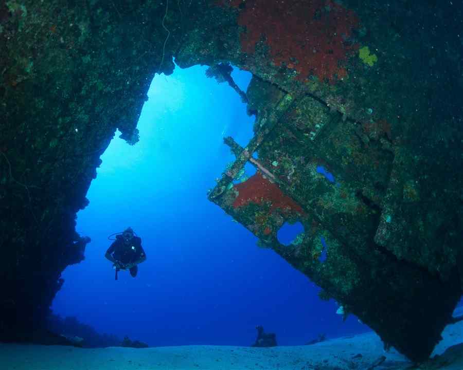 Shoun Maru Opening in the Wreck