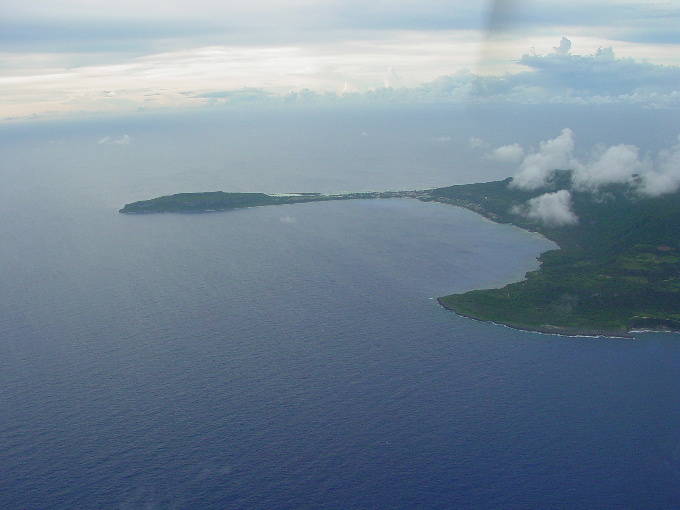 Aerial view of Sasanhaya Bay