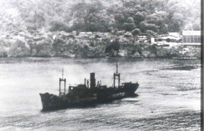 Japanese ship Shoun Maru at anchor